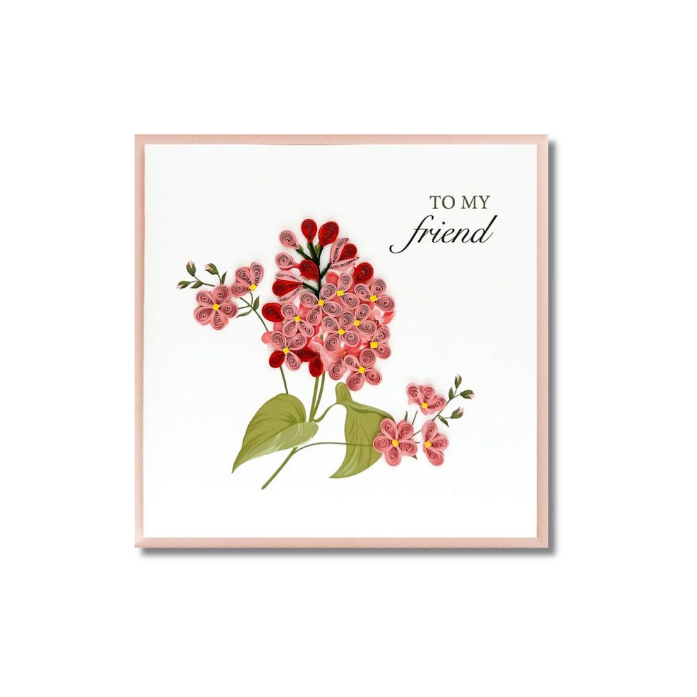 Paper Poetry Cards Pink Flowers
