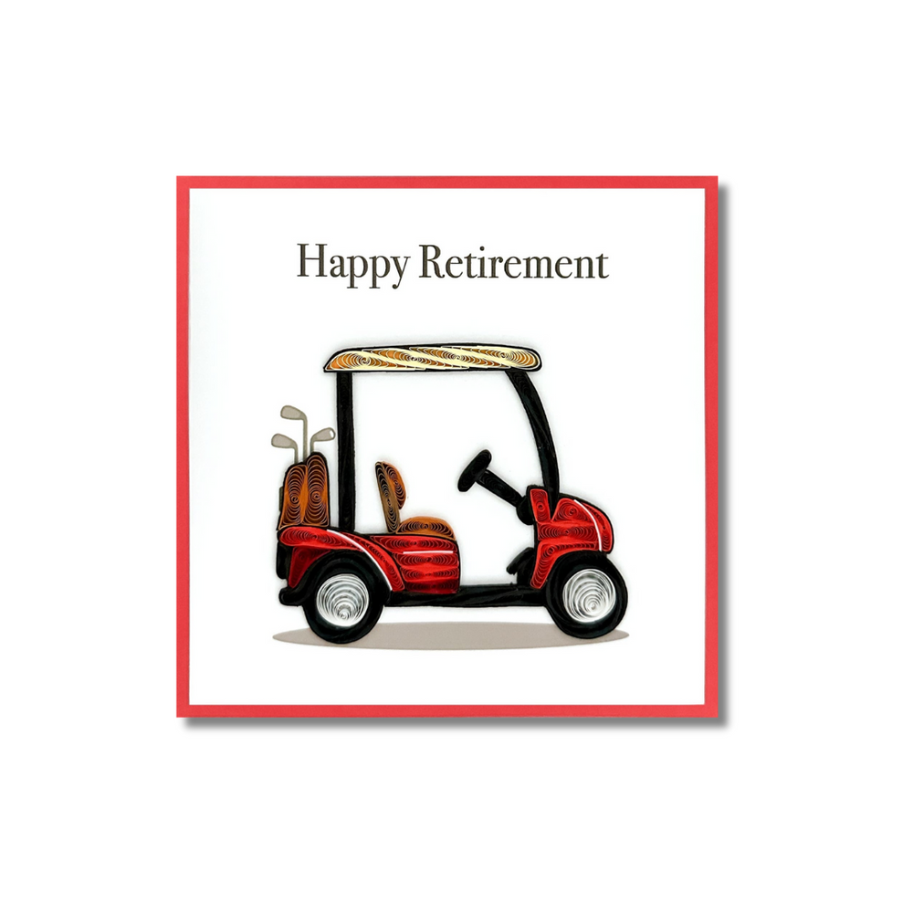Paper Poetry Cards Golf Cart