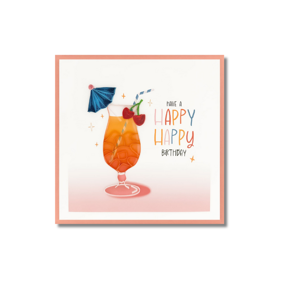 Paper Poetry Cards Colourful Cocktail