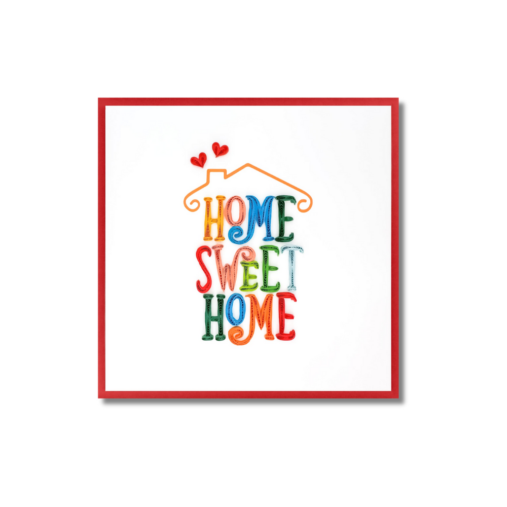 Paper Poetry Cards Home Sweet Home