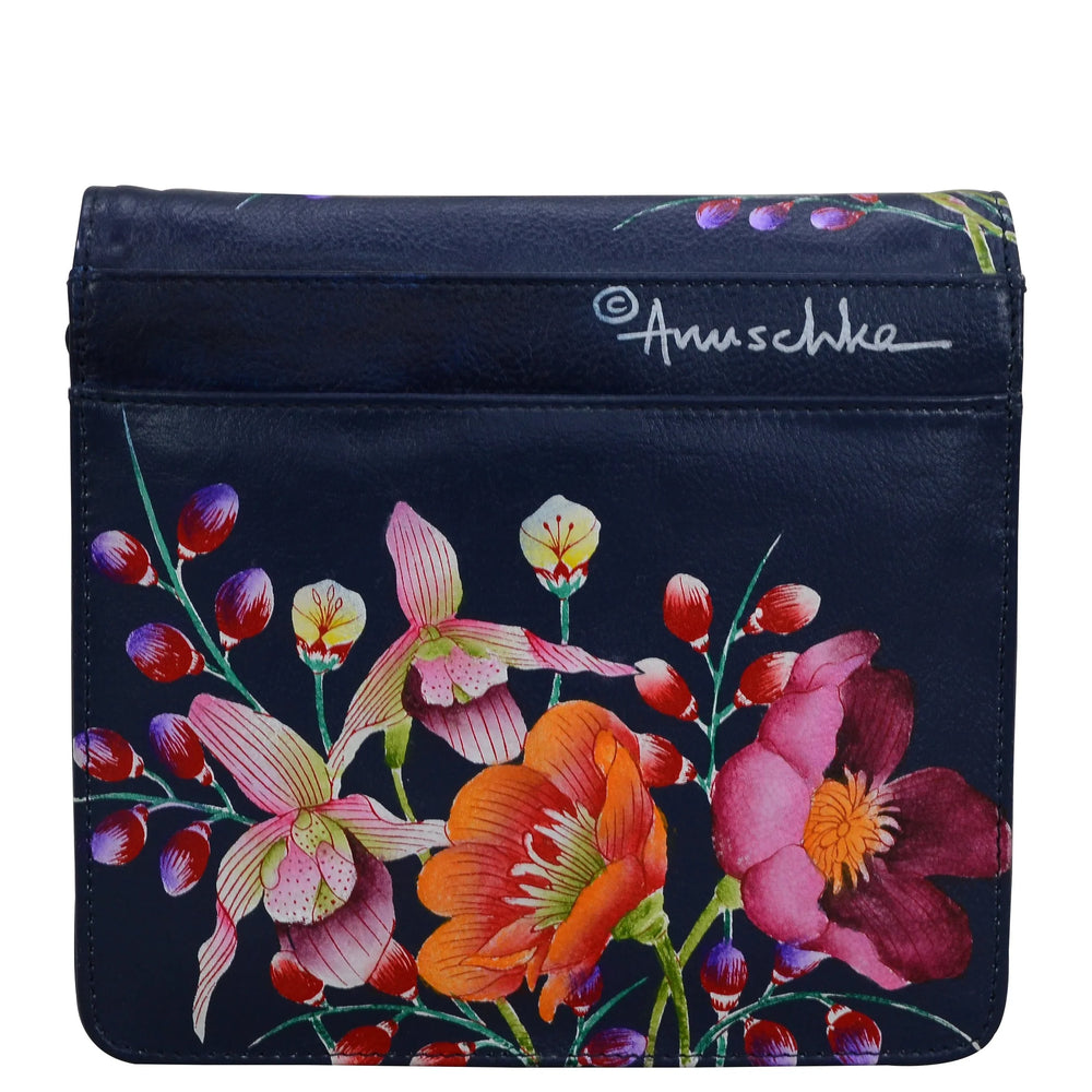 Anuschka Moonlit Meadow Leather Medium Handbag