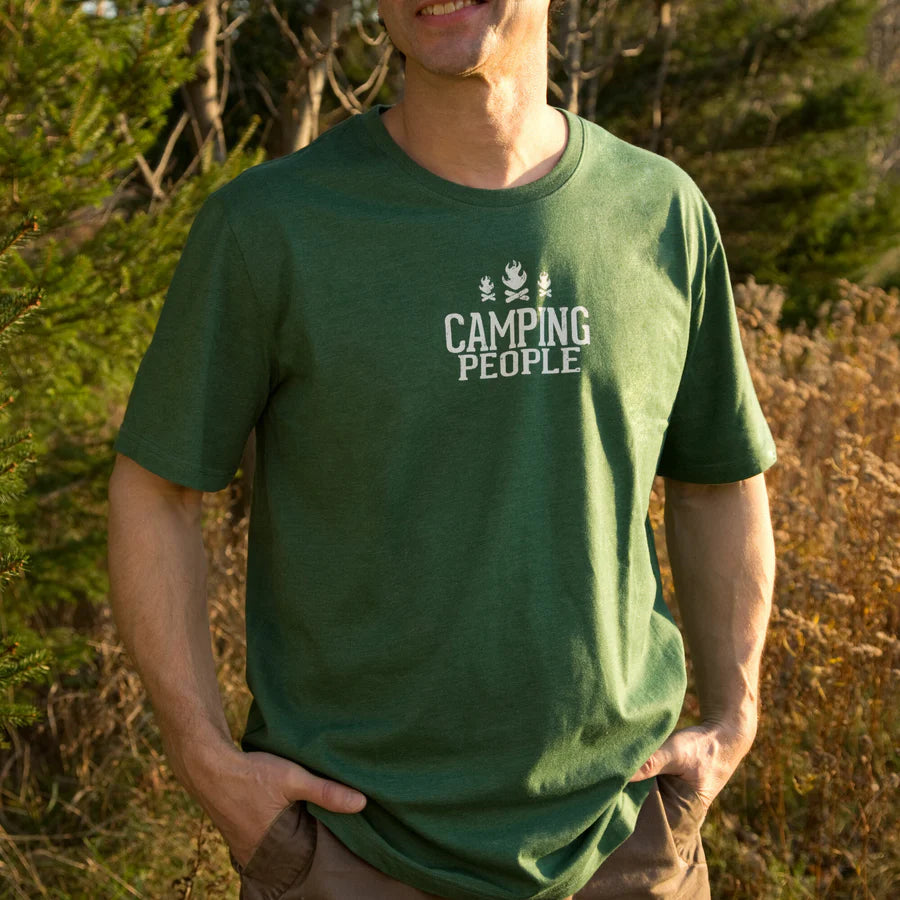 Camping People T-Shirt - Green