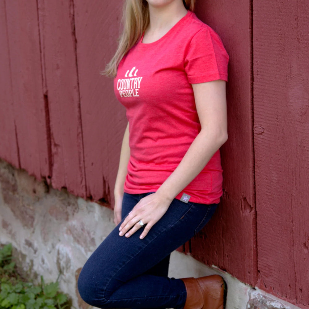 Country People T-Shirt - Pink