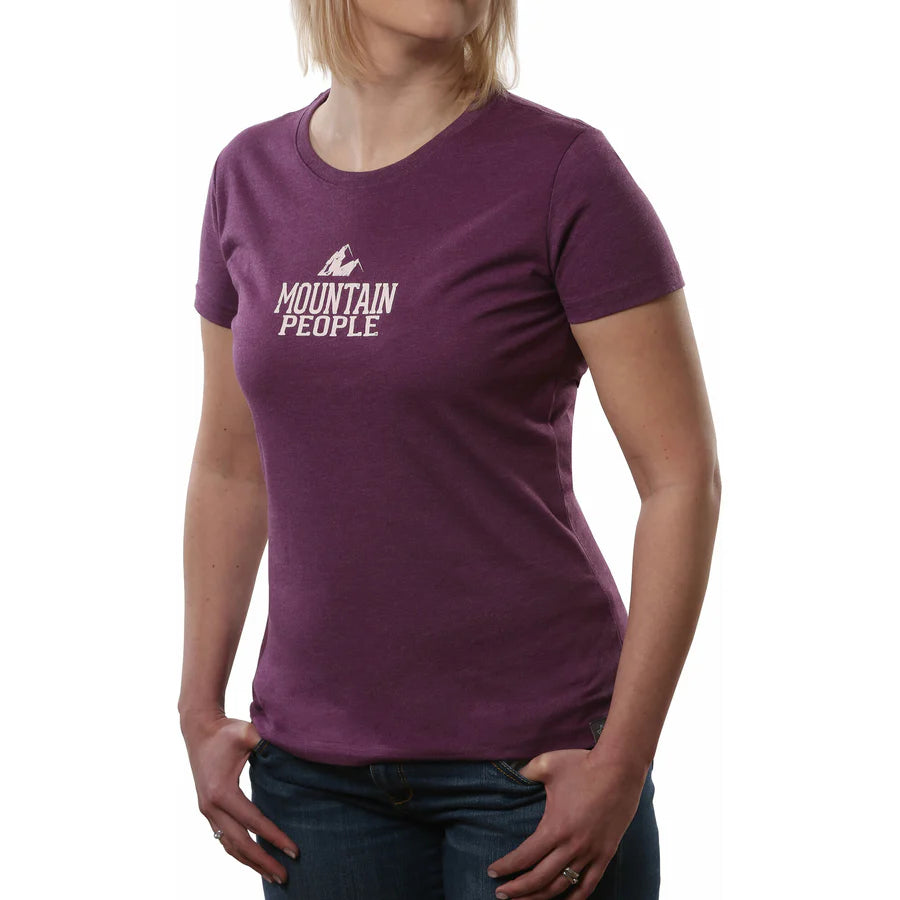 Mountain People T-Shirt - Purple