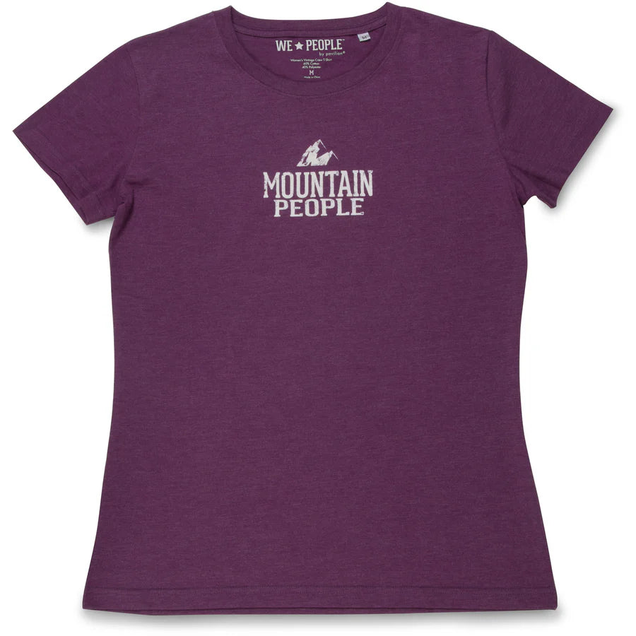 Mountain People T-Shirt - Purple