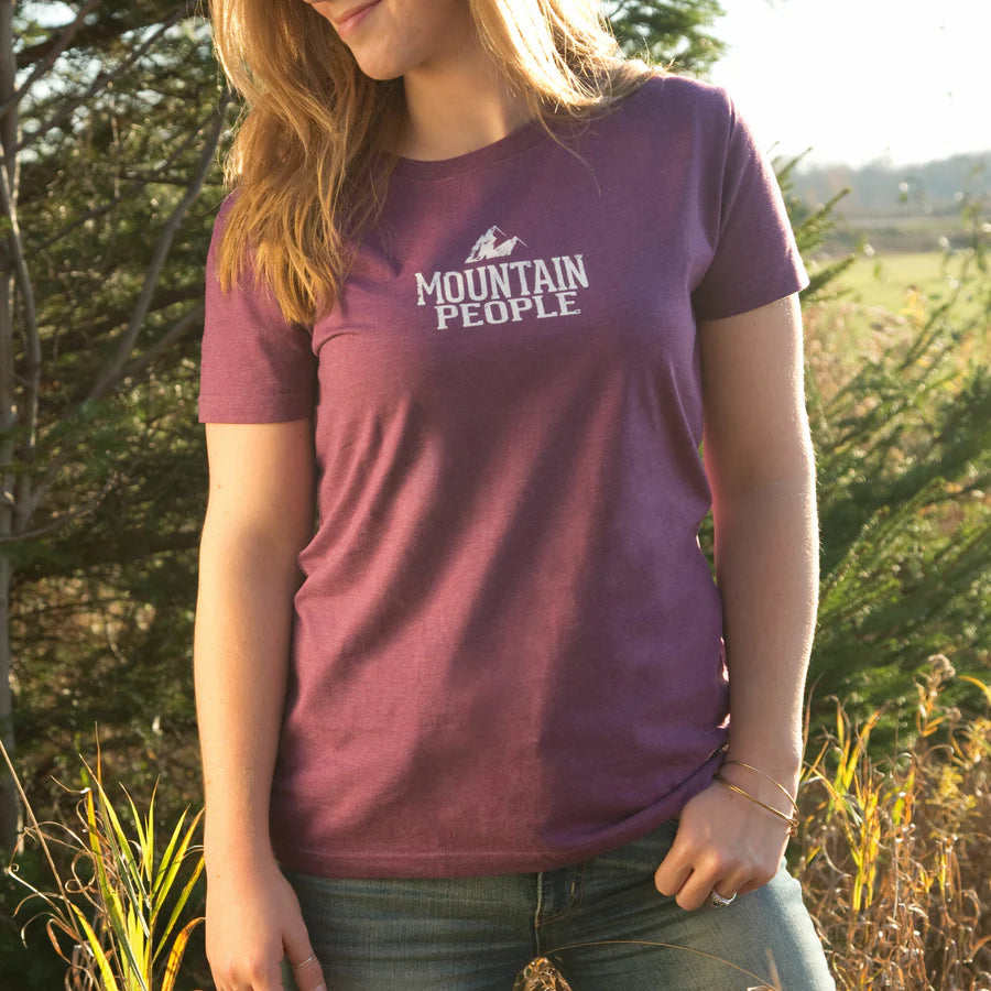 Mountain People T-Shirt - Purple