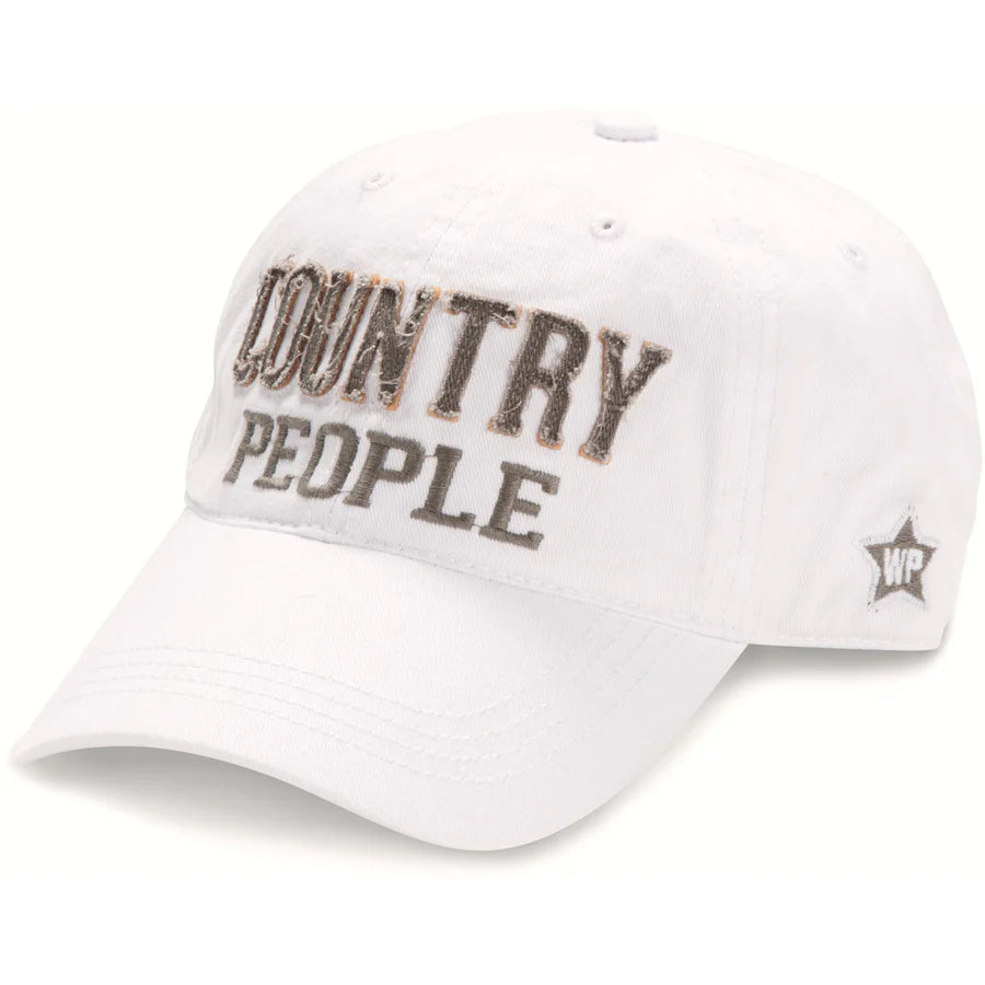 Country People Cap - White