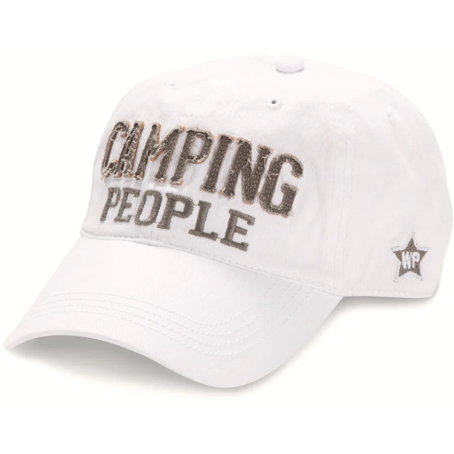 Camping People Cap - White
