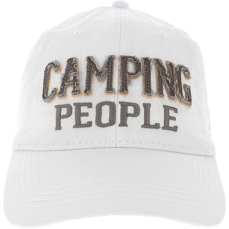 Camping People Cap - White