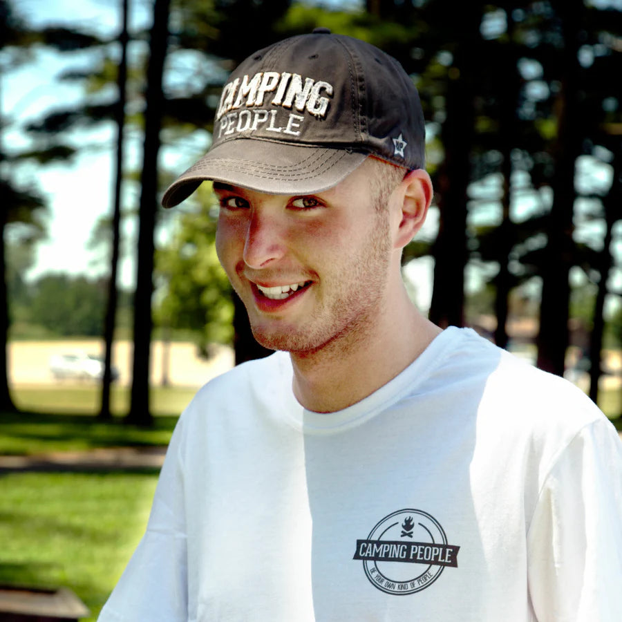 Camping People Cap - Grey