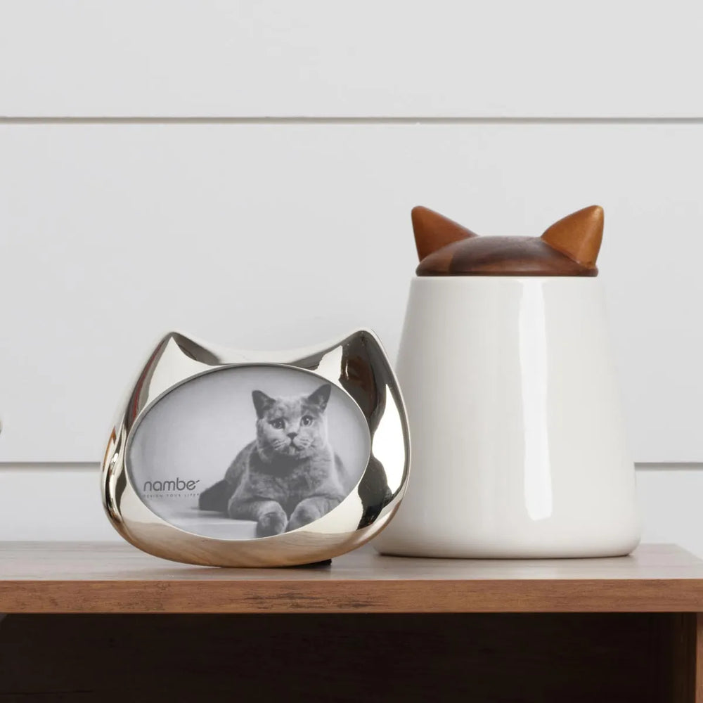 Nambé Cat Treat Jar