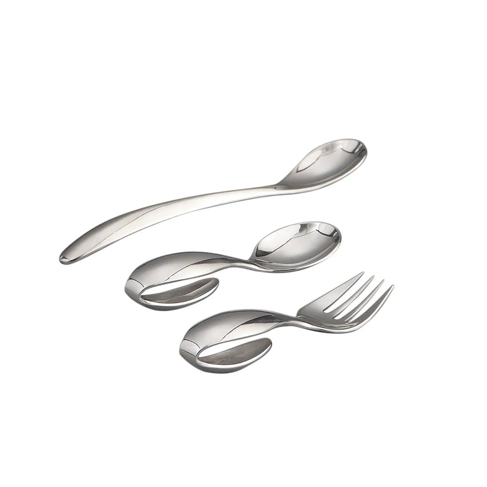 Nambe Loop Toddler 3pc Flatware Set