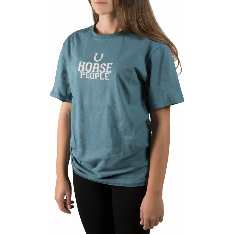 Horse People T-Shirt - Steel Blue
