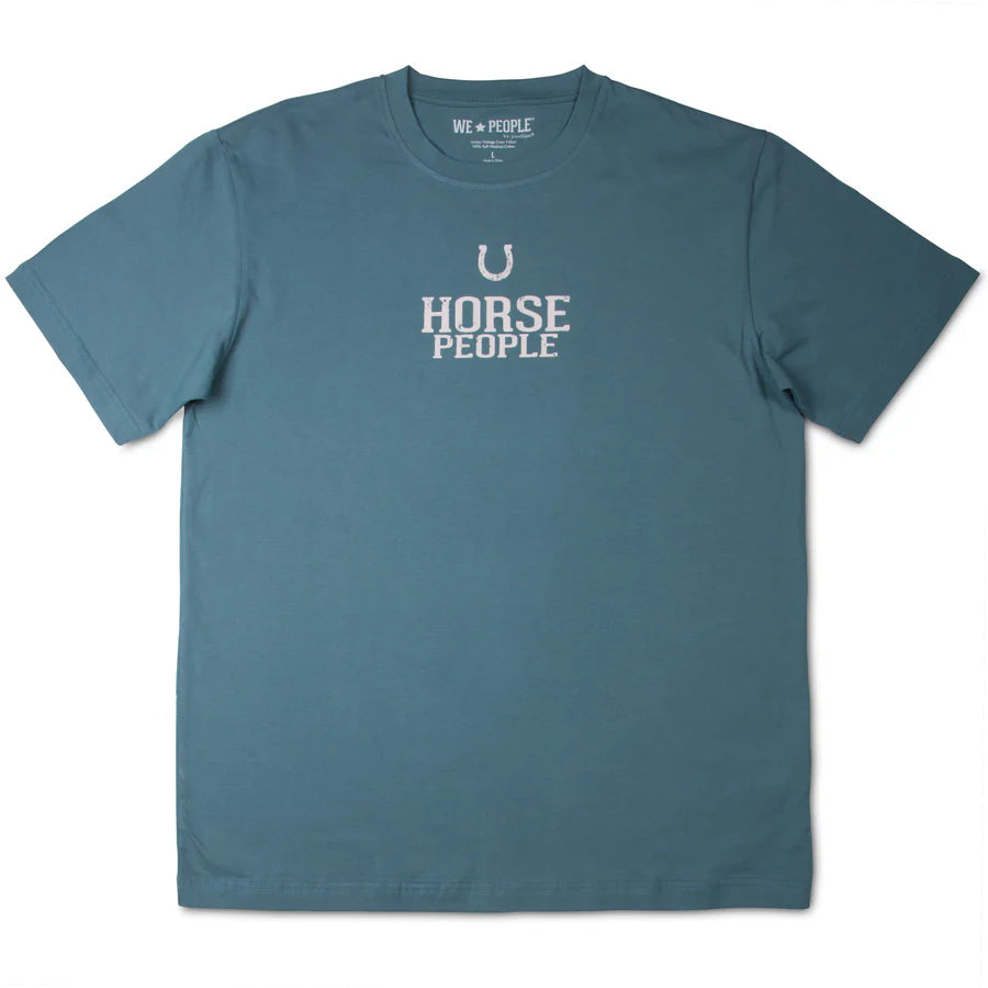 Horse People T-Shirt - Steel Blue