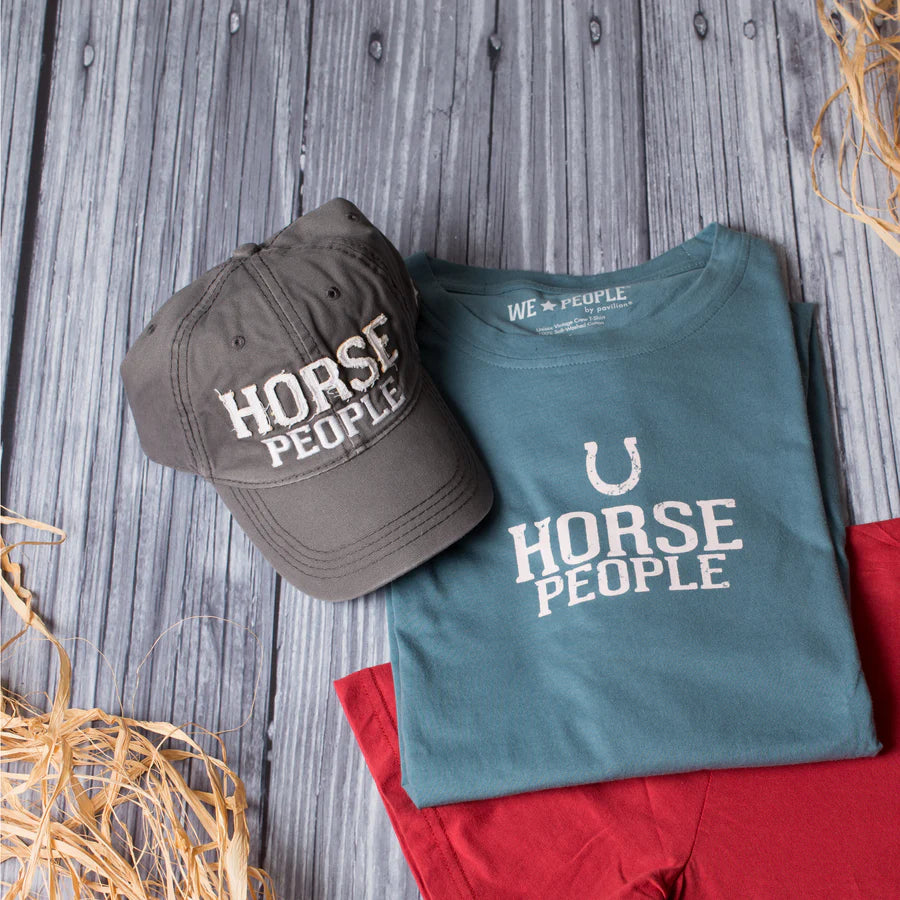 Horse People T-Shirt - Steel Blue