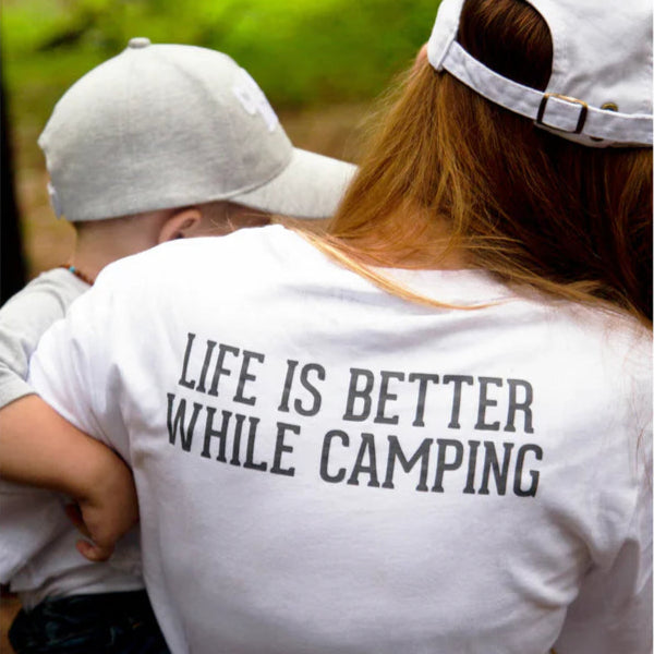 Camping People T-Shirt - White