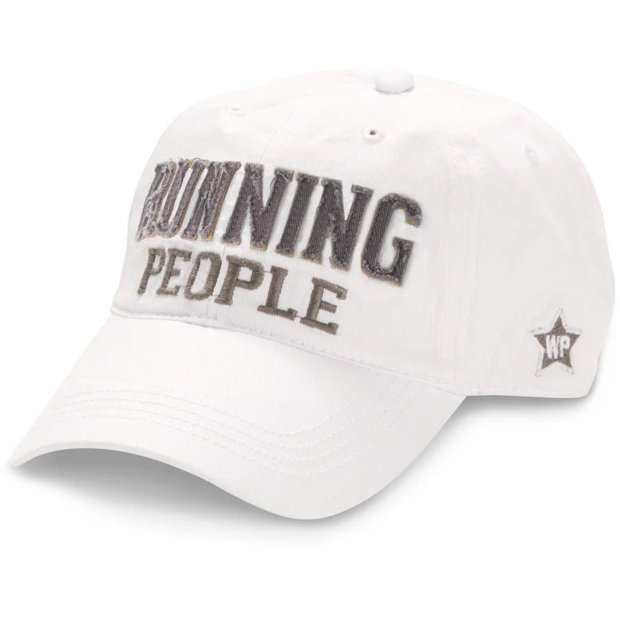 Running People Cap - White