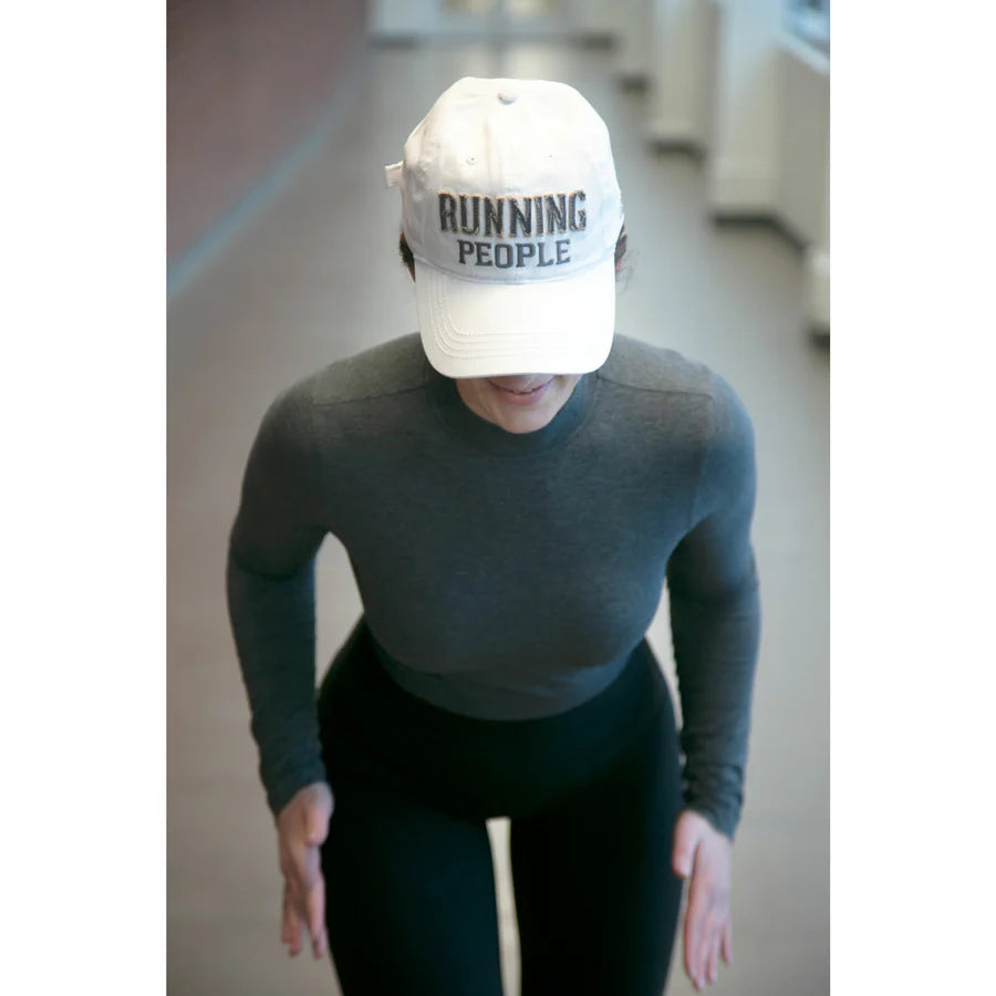Running People Cap - White