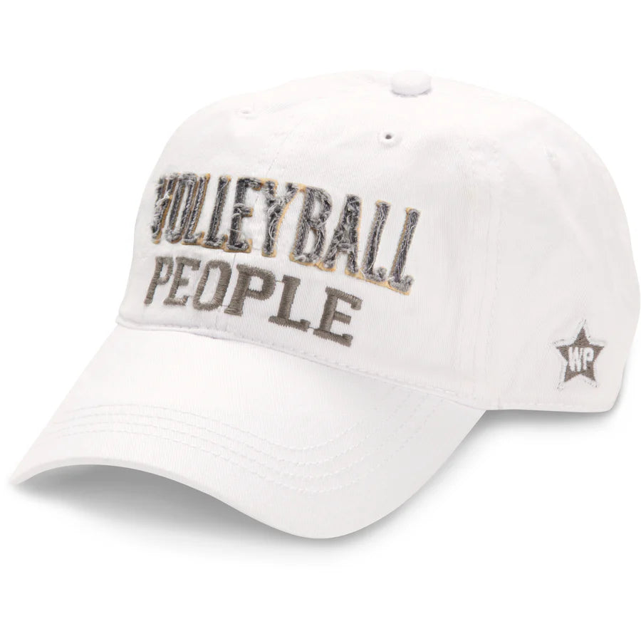 Volleyball People Cap - White
