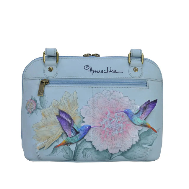 Anuschka Rainbow Birds - Zip Around Everyday Crossbody