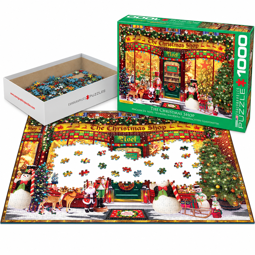 Puzzle - The Christmas Shop 1000pcs