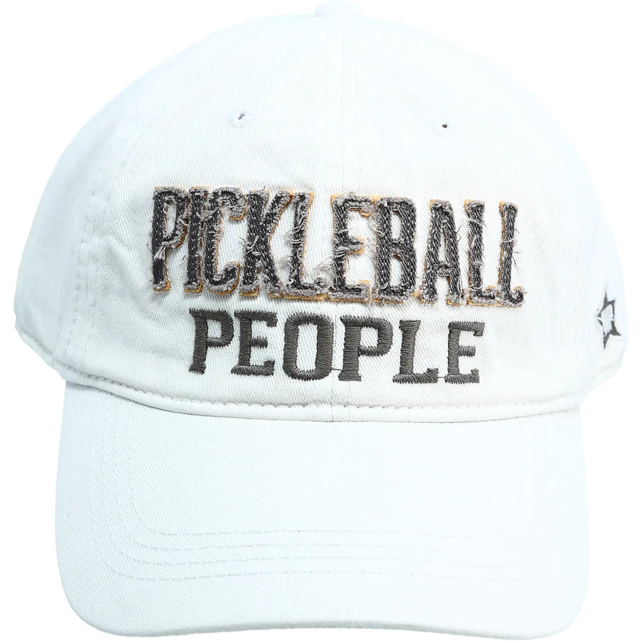Pickleball People Cap - White