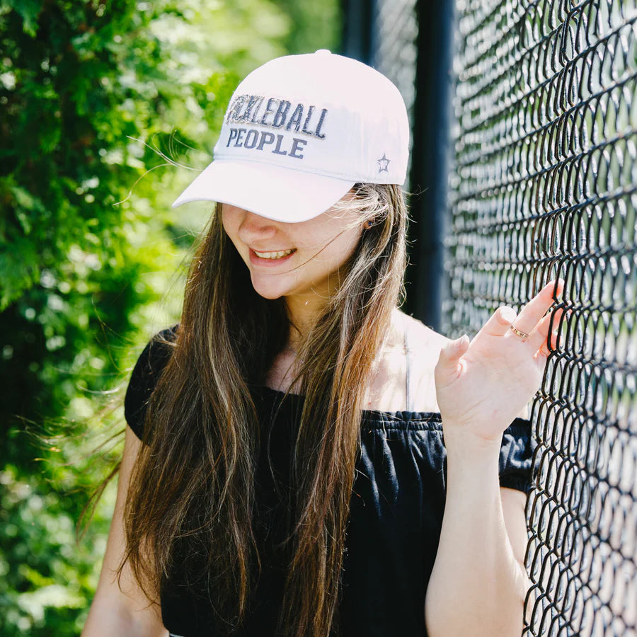 Pickleball People Cap - White