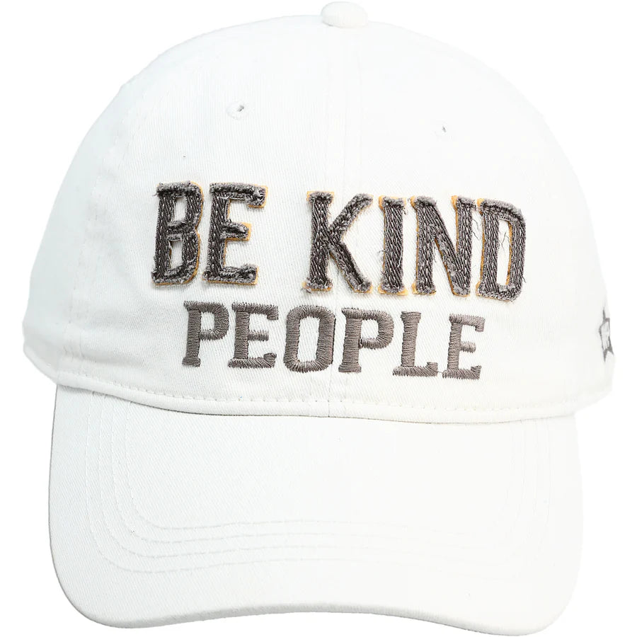 Be Kind People Cap - White