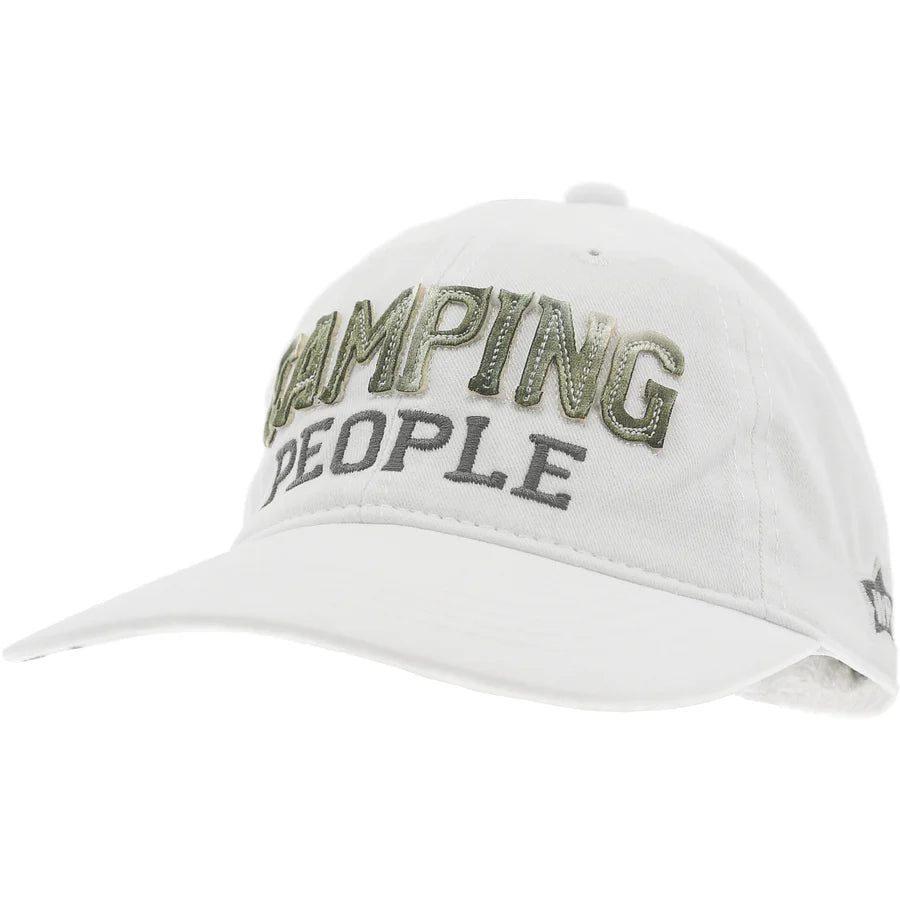Camping People Cap - White/Green