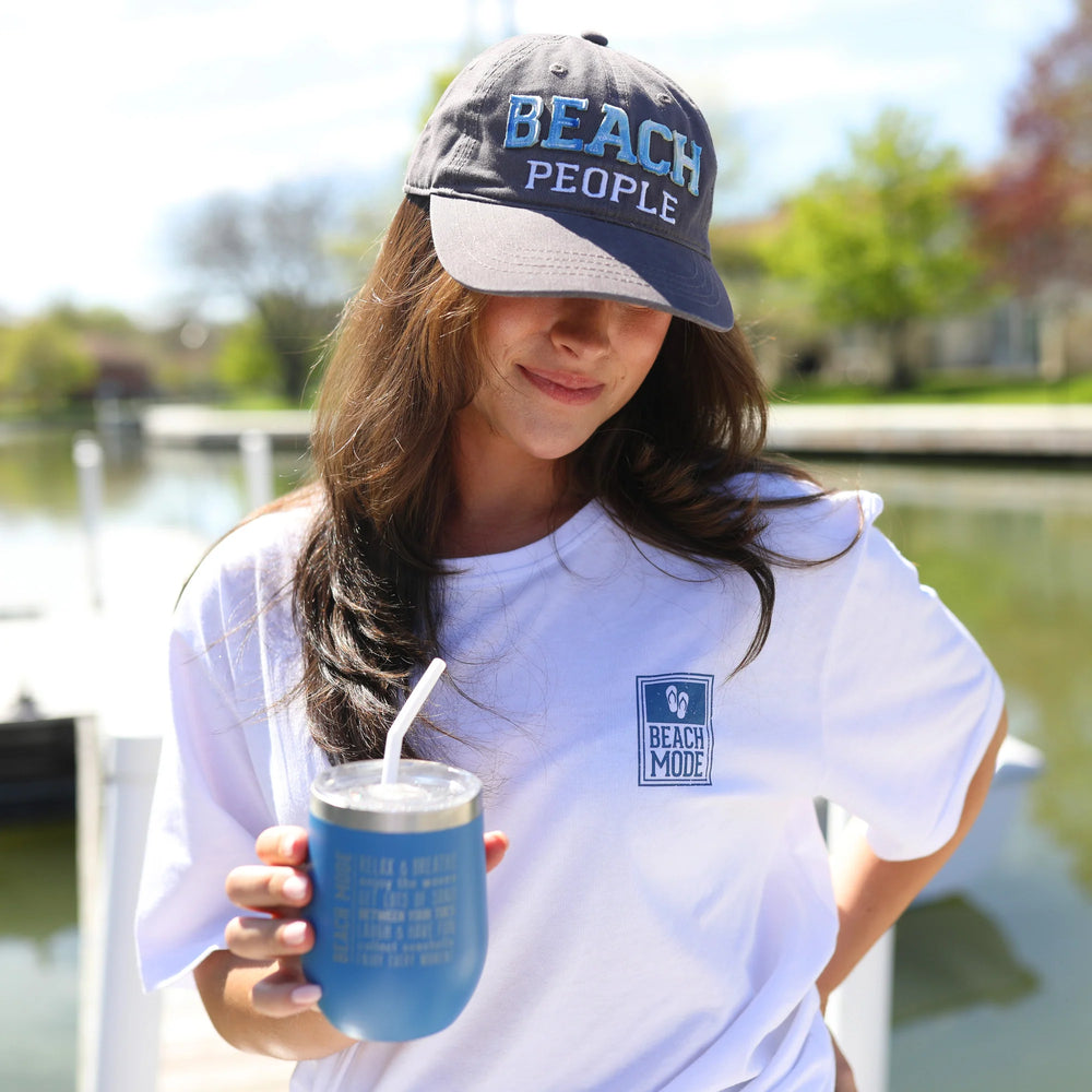 Beach People Cap - Grey/Blue