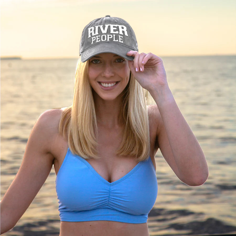 River People Cap - Dark Grey/Light Grey