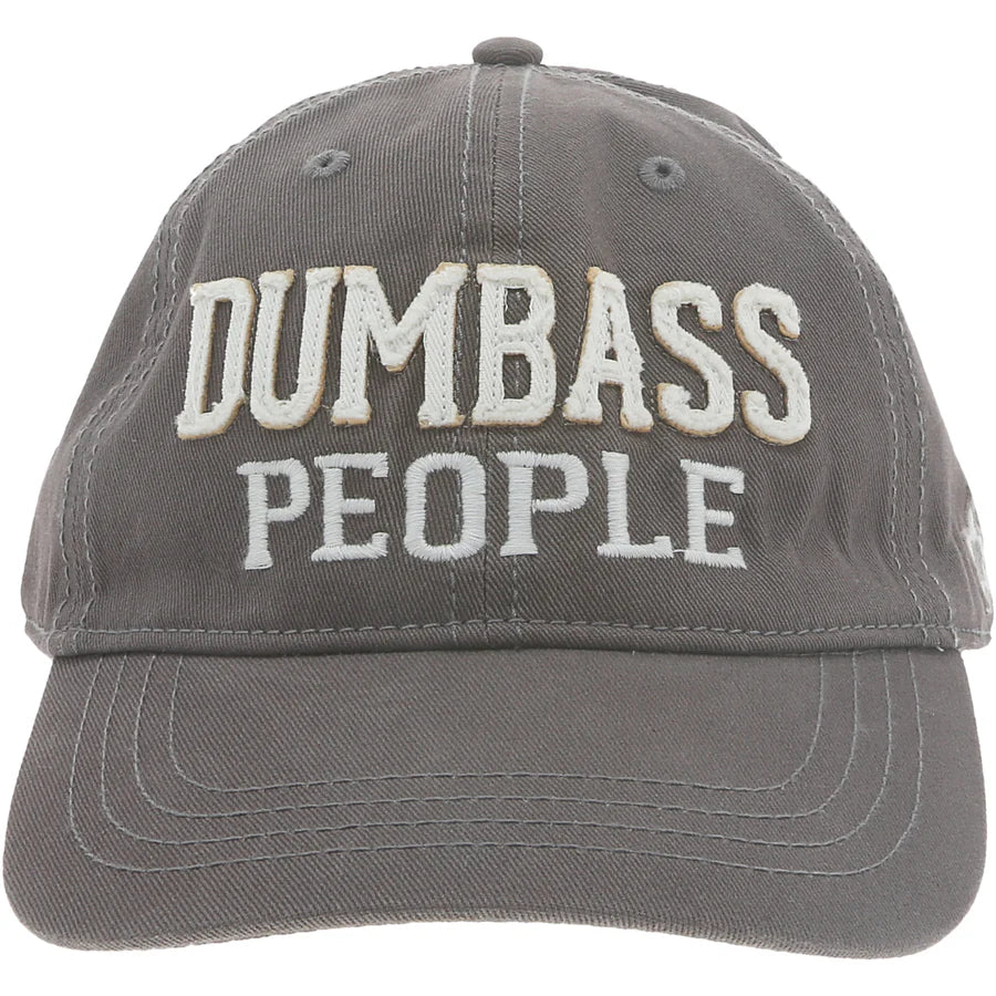 Dumbass People Cap - Grey