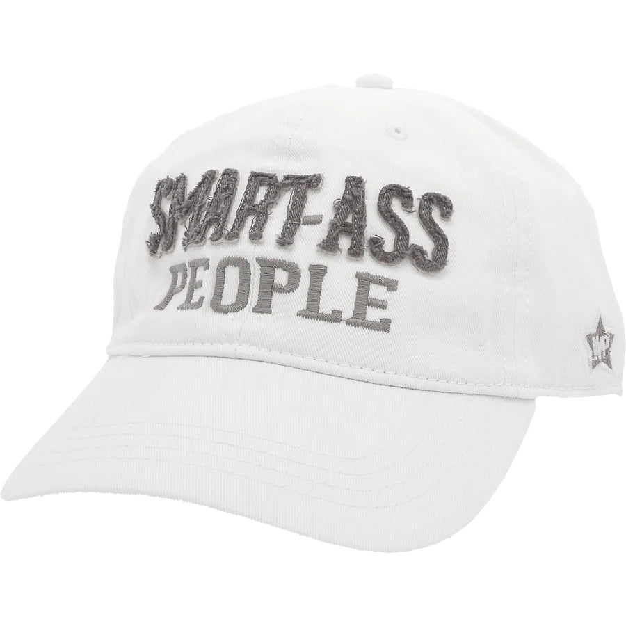 Smart-Ass People Cap - White