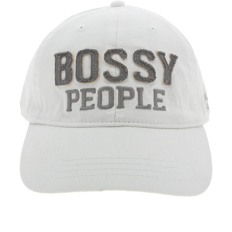 Bossy People Cap - White