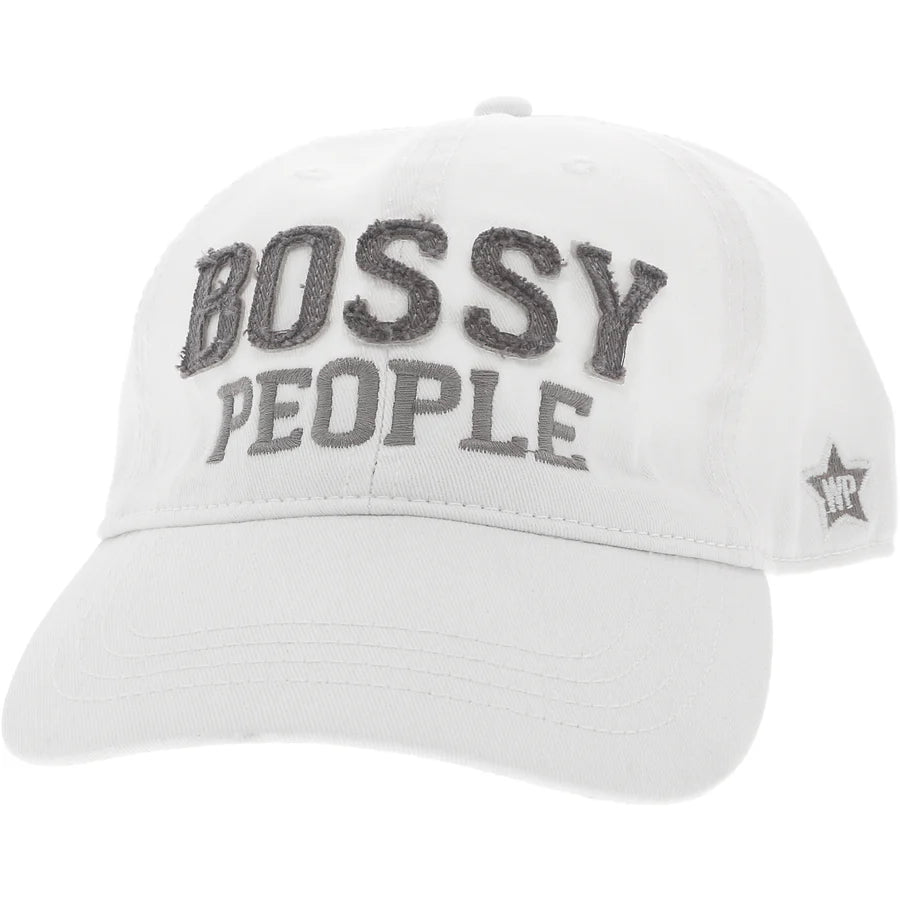 Bossy People Cap - White
