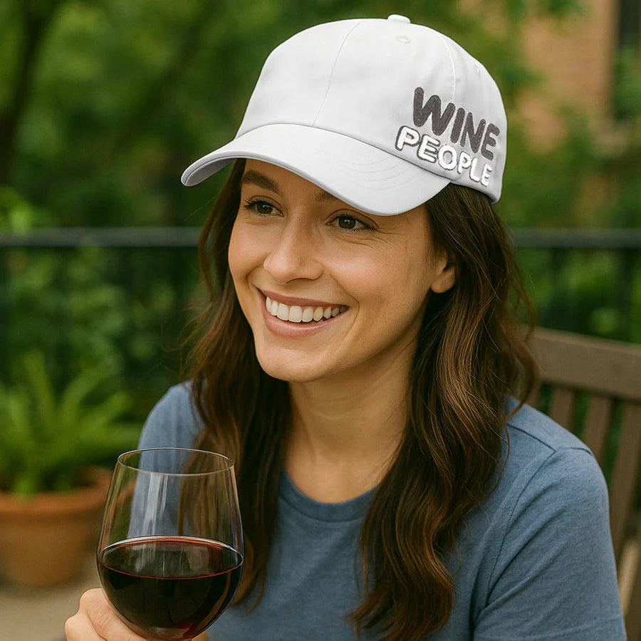Wine People Cap - White/Grey
