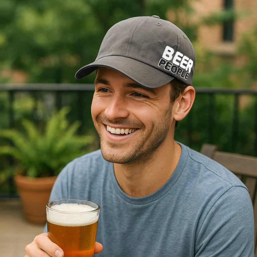 Beer People Cap - Grey/White