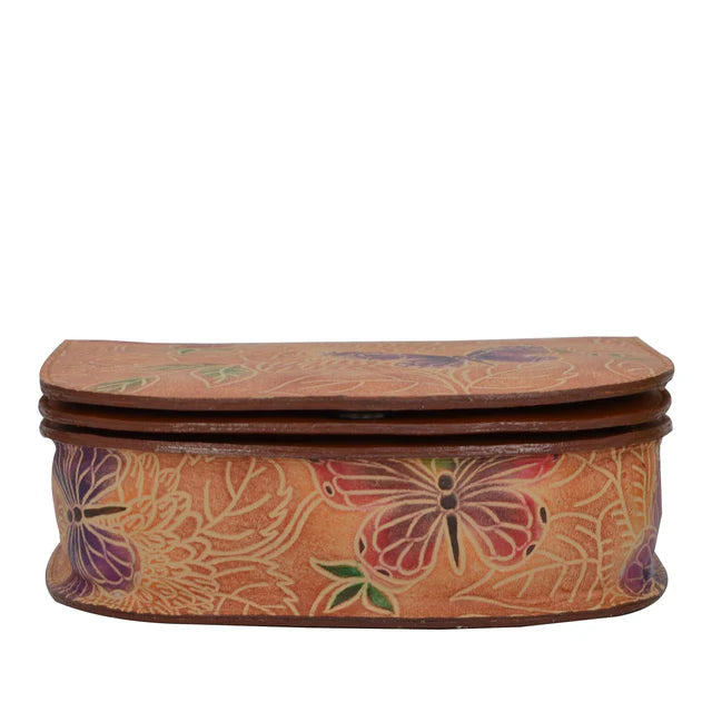 Anuschka Tooled Butterfly Multi - Flap Crossbody