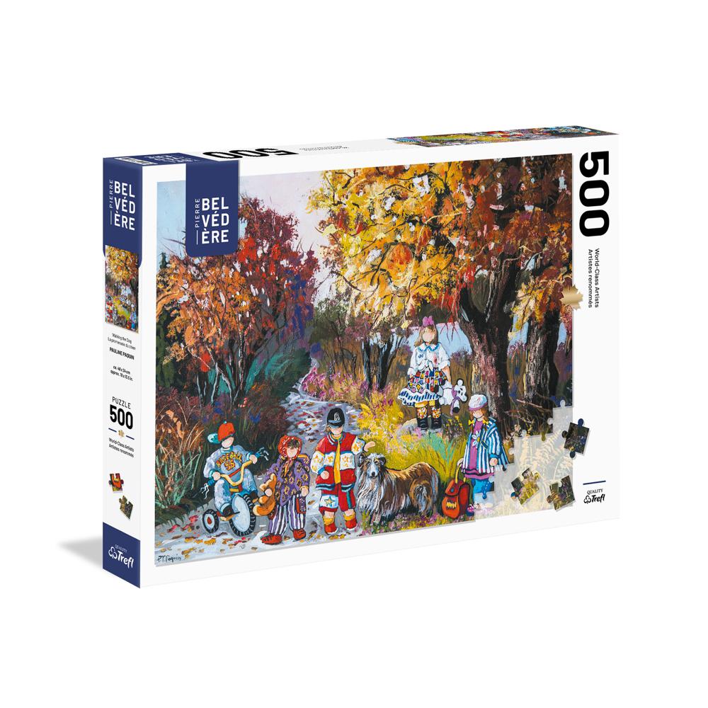 Pauline Paquin – Walking the Dog 500 Piece Puzzle
