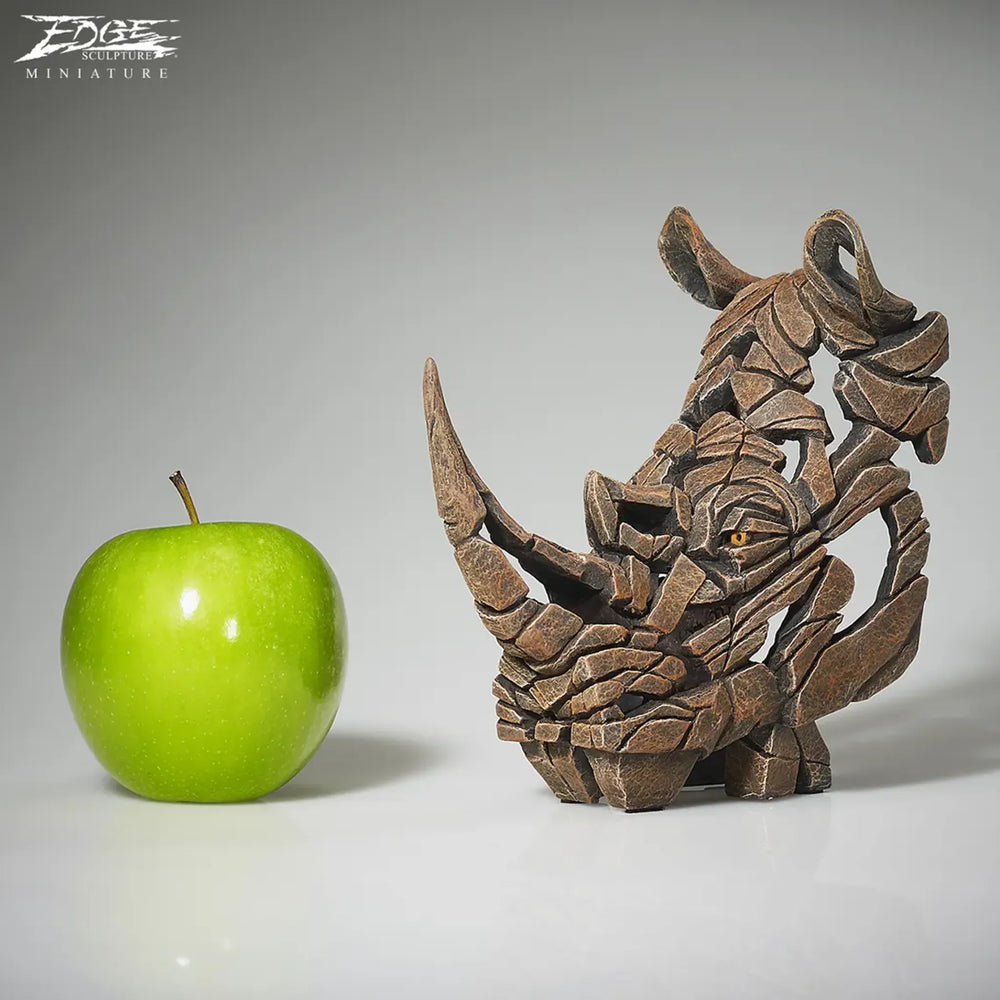 Edge Miniature Rhinoceros Bust