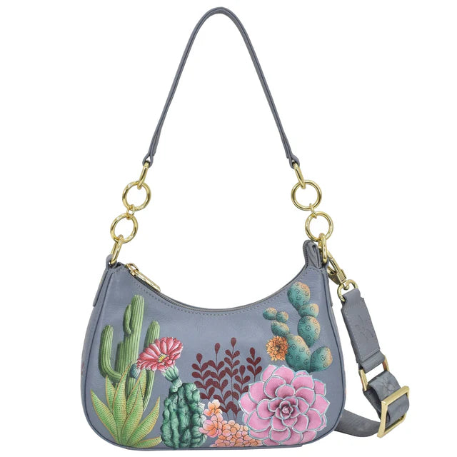 Anuschka Desert Garden - Small Convertible Hobo