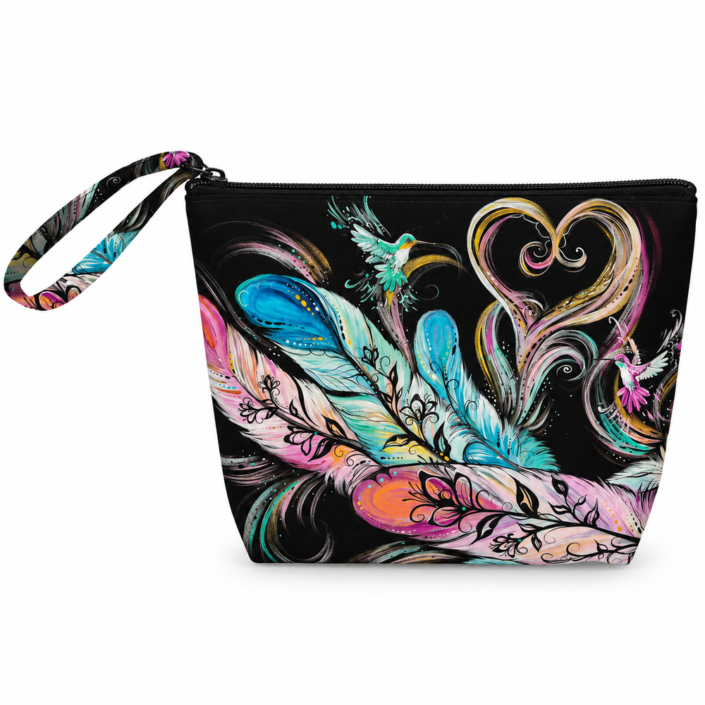 Indigenous Art Small Canvas Tote - Love