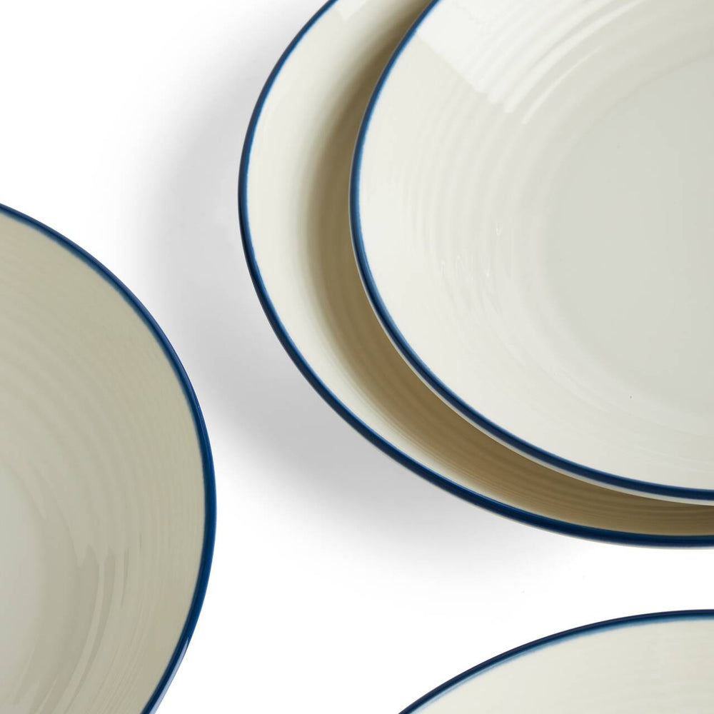 Gordon Ramsay Maze Denim Line Pasta Bowls Set of 4