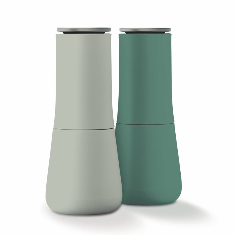 Joseph Joseph Milltop No-Spill Salt & Pepper Sage