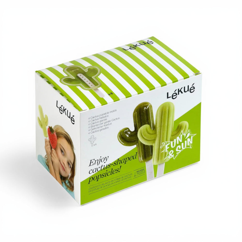 ICM-Lekue Ice Cream Cactus 4 Pack