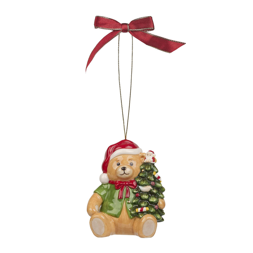 Spode Christmas Tree Bear Ornament