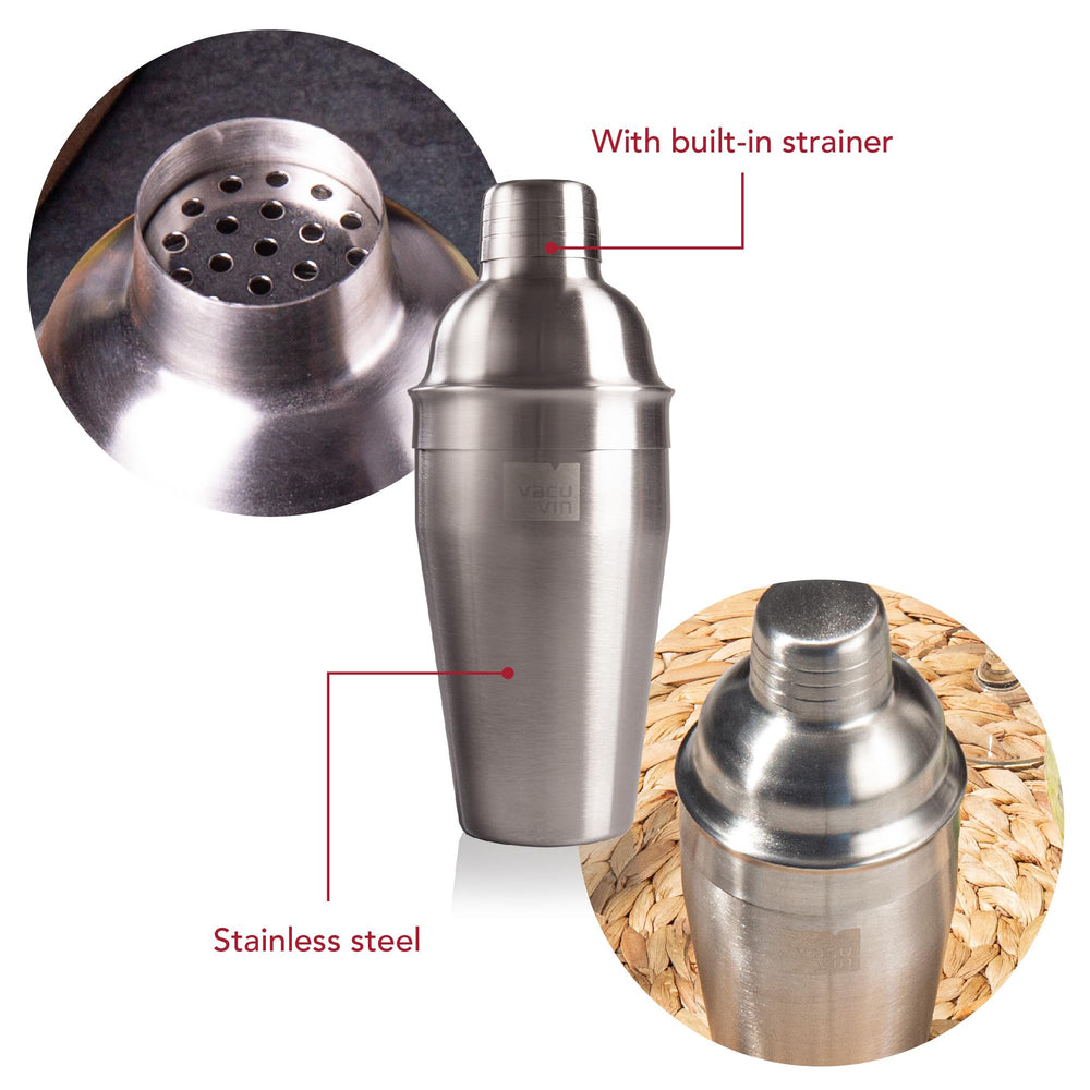 Vacu Vin Cocktail Shaker Stainless