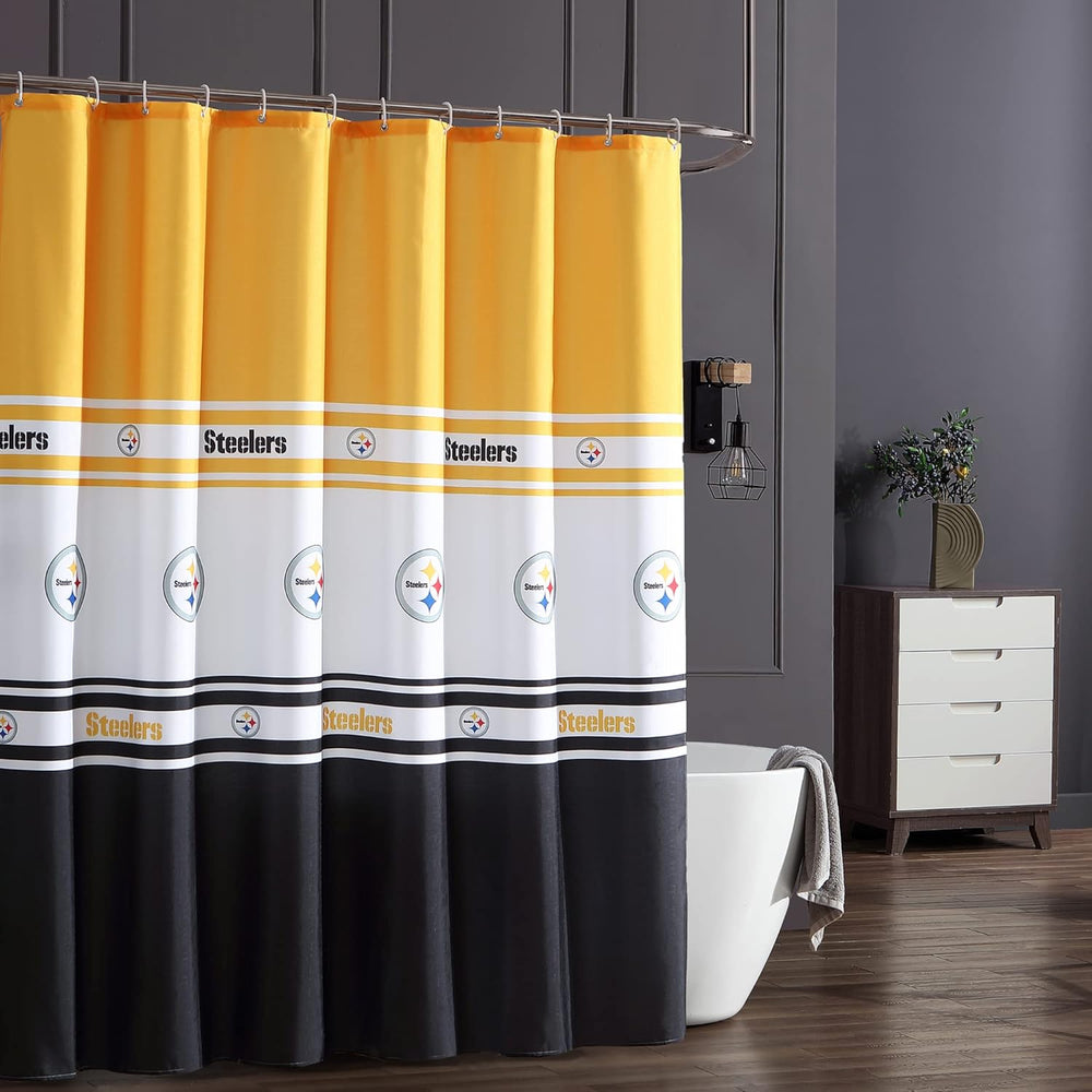 The NFL Shower Curtain - Pittsburg Steelers