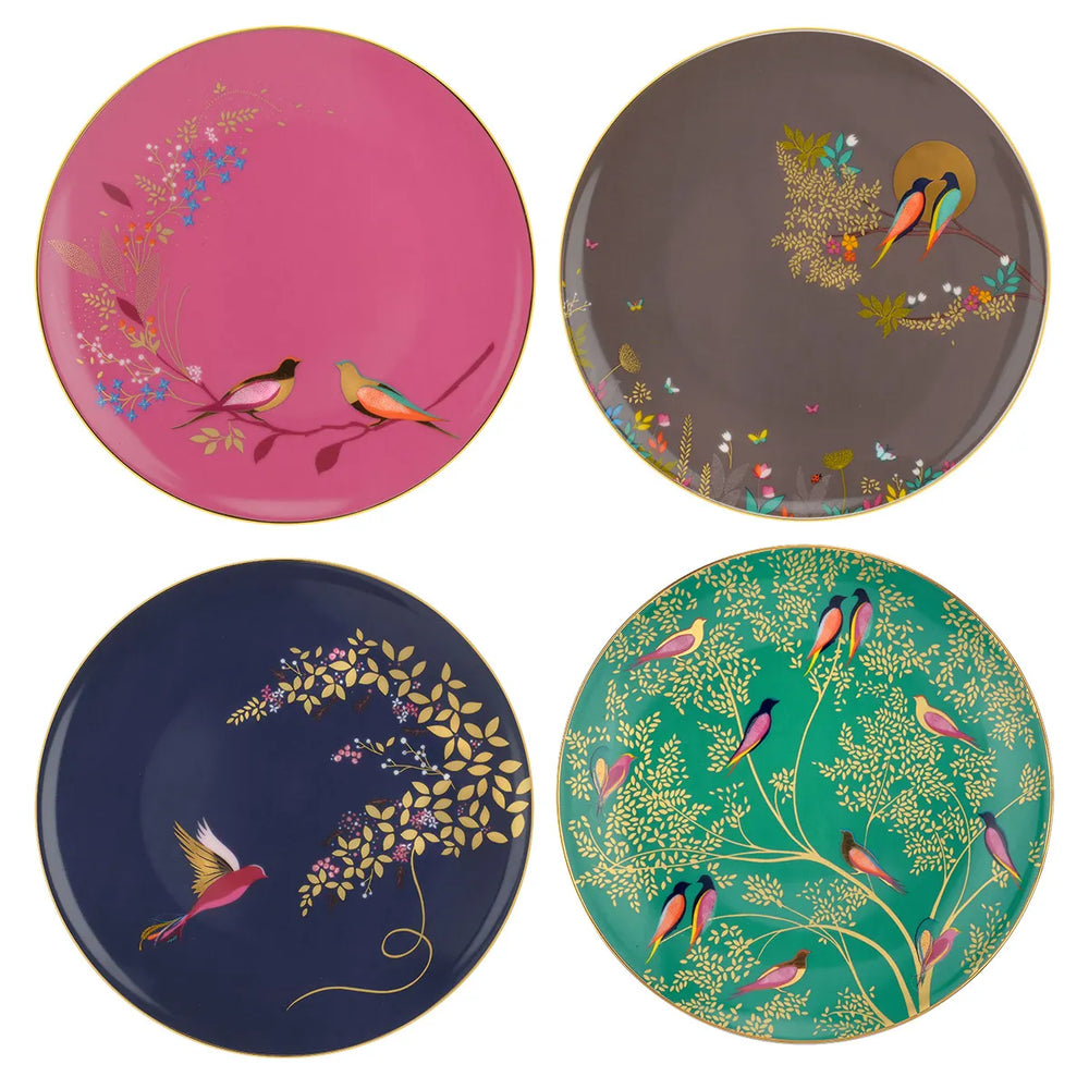 Sara Miller Chelsea Cake Plate 8" Set of 4