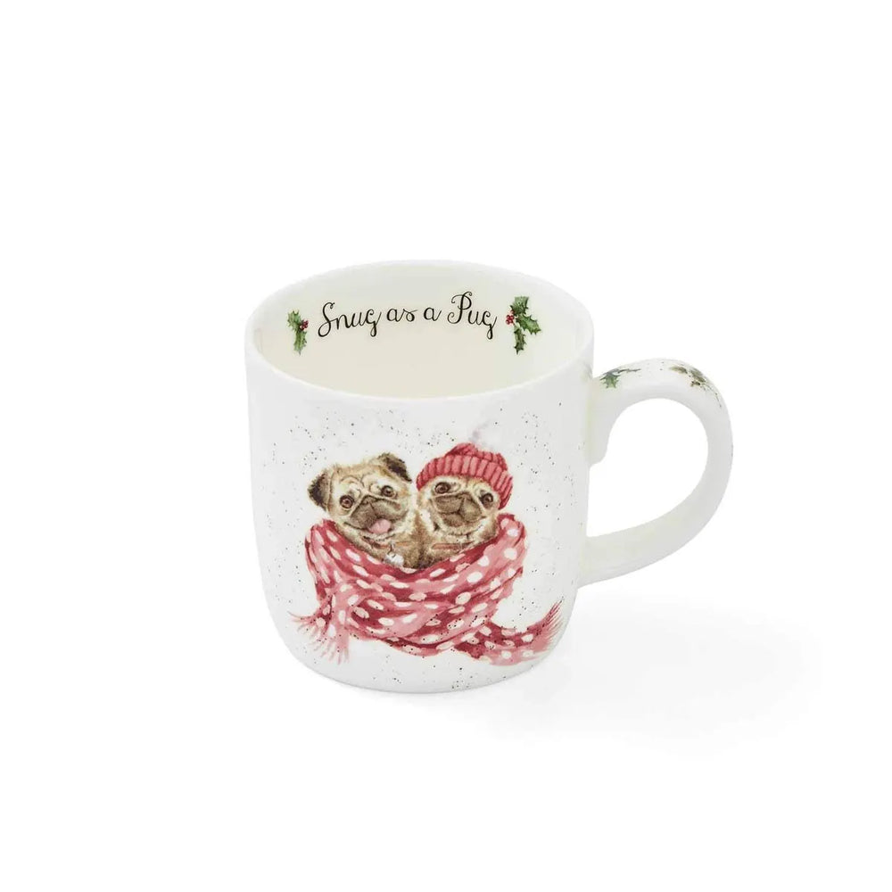 Wrendale 11 oz Mug - Snug as a Pug